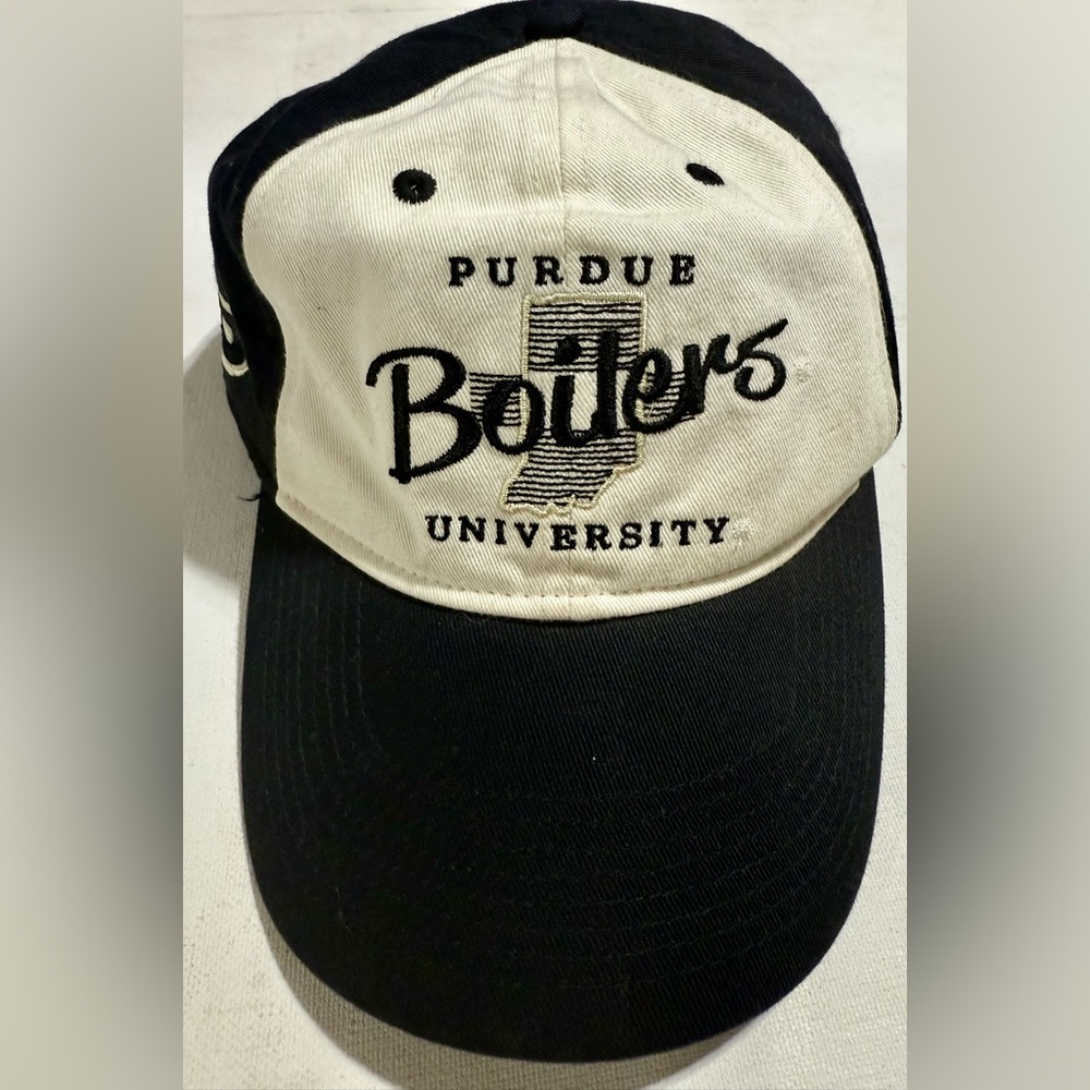 Nike Purdue University Boilers Black and White Hat
